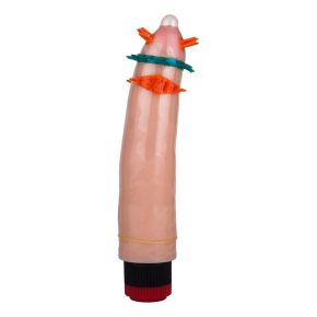 Стимулирующая насадка с усиками Sitabella condoms Красный Молодец