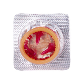 Стимулирующая насадка с усиками Sitabella Condoms Ночная Коррида