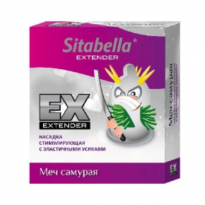 Стимулирующая насадка с усиками Sitabella condoms Меч Самурая