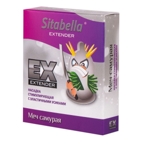 Стимулирующая насадка с усиками Sitabella condoms Меч Самурая
