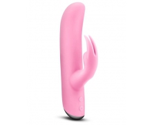 Vilain Bianca Passion, розовый — перезаряжаемый вагинально-клиторальный вибратор, 18×3.5 см