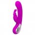 Вибратор с 12 видами вибрации и клиторальным зайчиком Pretty Love Webb, фиолетовый