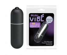 Вибропуля с 10 режимами вибрации Mini Vibe, черная