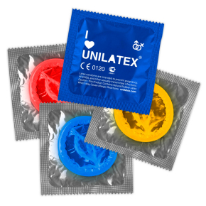 Ароматизированные презервативы Unilatex Multifruits, 15 шт.
