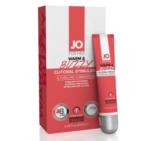 System JO Warm & Buzzy Clitoral Gel, 10 мл — клиторальный гель с контрастом температур и вибрацией