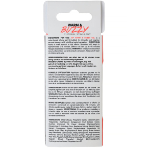 System JO Warm & Buzzy Clitoral Gel, 10 мл — клиторальный гель с контрастом температур и вибрацией