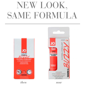 System JO Warm & Buzzy Clitoral Gel, 10 мл — клиторальный гель с контрастом температур и вибрацией