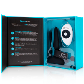Анальная вибропробка с 3 моторамина пульте ДУ b-Vibe Trio Plug, черная