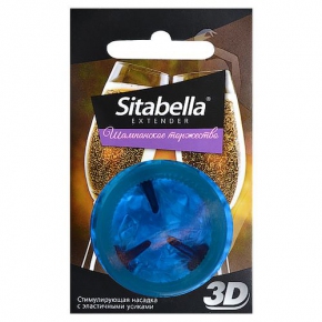 Стимулирующая насадка с усиками Sitabella condoms Шампанское Торжество