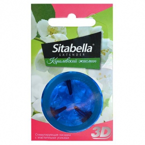 Стимулирующая насадка с усиками Sitabella condoms Королевский Жасмин