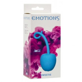 Стимулятор со смещенным центром Sweetie Turquoise, голубой