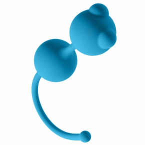 Вагинальные шарики Foxy Turquoise, голубые