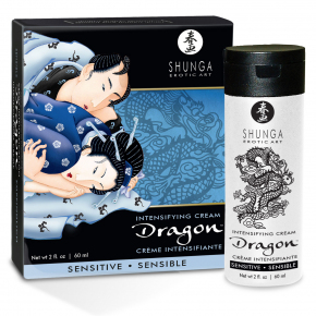 Интимный возбуждающий мужской крем Shunga Dragon Sensitive, 60 мл