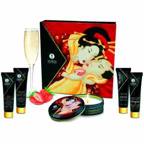 Подарочный набор Shunga Geisha's Secrets Sparkling Strawberry Wine