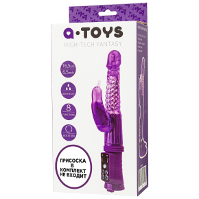 Вибратор с клиторальным стимулятором A-Toys High-Tech Fantasy