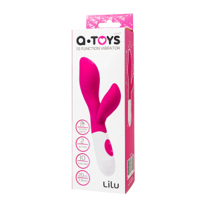 A-Toys Lilu — вагинально-клиторальный вибратор, 20×3.5 см