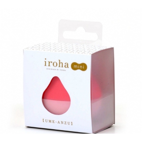 Розовый каплевидный вибромассажер Tenga Iroha Mini Ume Anzu