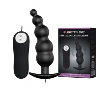 Pretty Love Special Anal Stimulation — анальная виброцепочка с пультом управления, 11.8 см