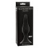 Slim Anal Plug XL, черная — анальная пробка из силикона, 15.5×3.6 см