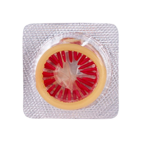 Стимулирующая насадка с усиками Sitabella condoms Platino Вулкан