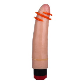 Стимулирующая насадка со спиралью из усиков Sitabella condoms Platino Шторм