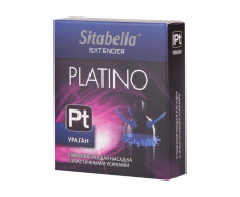 Стимулирующая насадка с шипиками и усиками Sitabella condoms Platino Ураган