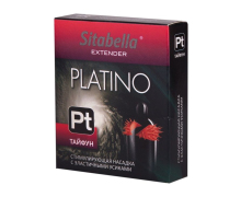 Стимулирующая насадка с шипиками по бокам Sitabella condoms Platino Тайфун