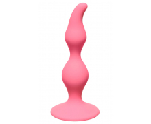 Анальная пробка Lola Toys Curved Anal Plug, розовая