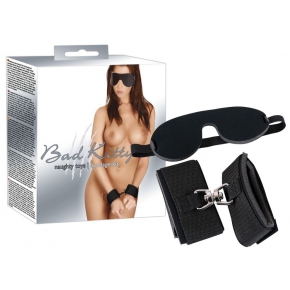 Наручники и маска на глаза Bad Kitty Bondage Kit