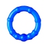Набор из 3-х синих эрекционных колец с разным рельефом