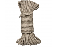 Бондажная пеньковая верёвка Doc Johnson Kink Bind & Tie 50 Ft Hemp Bondage Rope, 15 м.