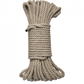 Бондажная пеньковая верёвка Doc Johnson Kink Bind & Tie 50 Ft Hemp Bondage Rope, 15 м.