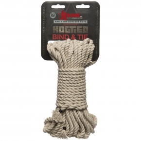 Бондажная пеньковая верёвка Doc Johnson Kink Bind & Tie 50 Ft Hemp Bondage Rope, 15 м.