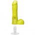 Icon 6" Slim Dong with Balls, желтый — реалистик из силикона, 16.5×3.8 см