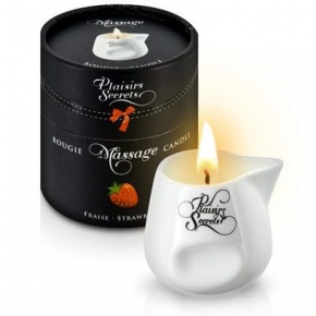 Bougie de Massage Gourmande Fraise, 80 мл — массажная свеча с ароматом клубники