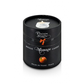 Bougie Massage Gourmande Pêche, 80 мл — массажная свеча с ароматом персика