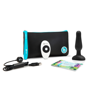 Анальная вибропробка b-Vibe Novice Plug, черная
