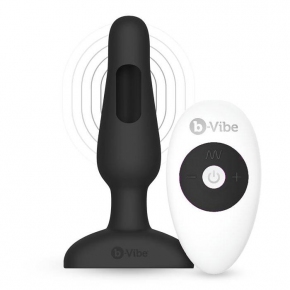 Анальная вибропробка b-Vibe Novice Plug, черная