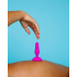 Анальная вибропробка b-Vibe Novice Plug, фуксия