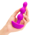 Анальные вибробусы на пульте ДУ b-Vibe Triplet Anal Beads, фуксия