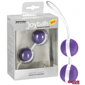 Фиолетово-белые вагинальные шарики Joyballs Bicolored, Ø3.5