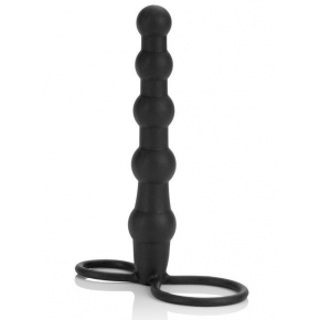 Насадка на пенис для двойного проникновения Anal Toys Silicone Beaded Double Rider