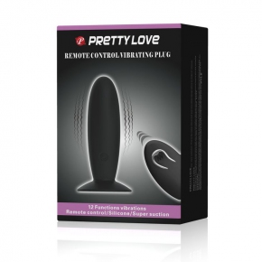 Анальная вибропробка на пульте ДУ Pretty Love Remote Control Vibrating Plug