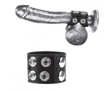 Ремень на член и мошонку 1.5" Cock Ring With Ball Strap