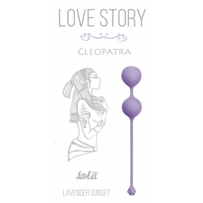 Вагинальные шарики Lola Toys Cleopatra Lavender Sunset, сиреневые