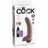 Фаллоимитатор с эффектом семяизвержения Pipedream 9" Squirting Cock with Balls, коричневый