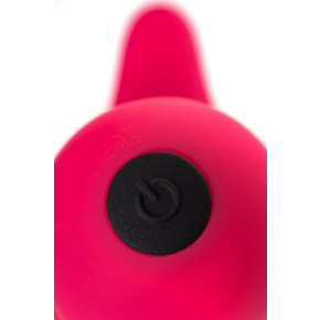 Вибромассажёр с небольшим клиторальным отростком Liby