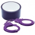 Набор для фиксации BondX Metal Cuffs And Ribbon, фиолетовый