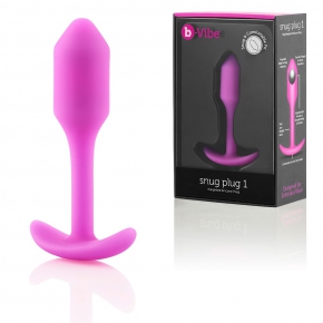 Пробка для ношения b-vibe Snug Plug 1, розовая