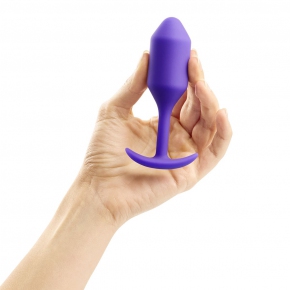 Пробка для ношения b-vibe Snug Plug 2, фиолетовая